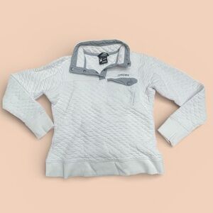 Spyder White Quilted Sweater